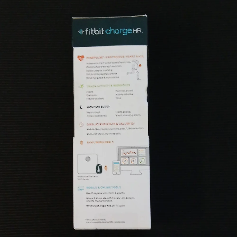 Fitbit Charge HR Smartwatch in Black